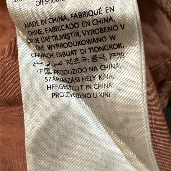 NWT NA-KD.com Organic Flounce Off Shoulder Blouse in Pink - Picture 5 of 7